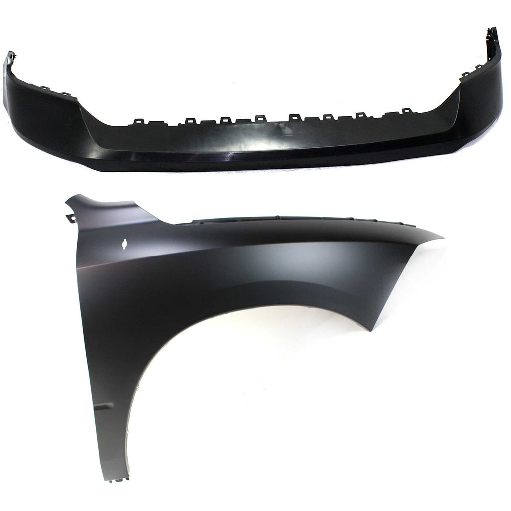 Bumper Cover Kit for Ram 1500 (2013–2018) Front Textured