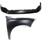 Bumper Cover Kit for Ram 1500 (2013–2018) Front Textured
