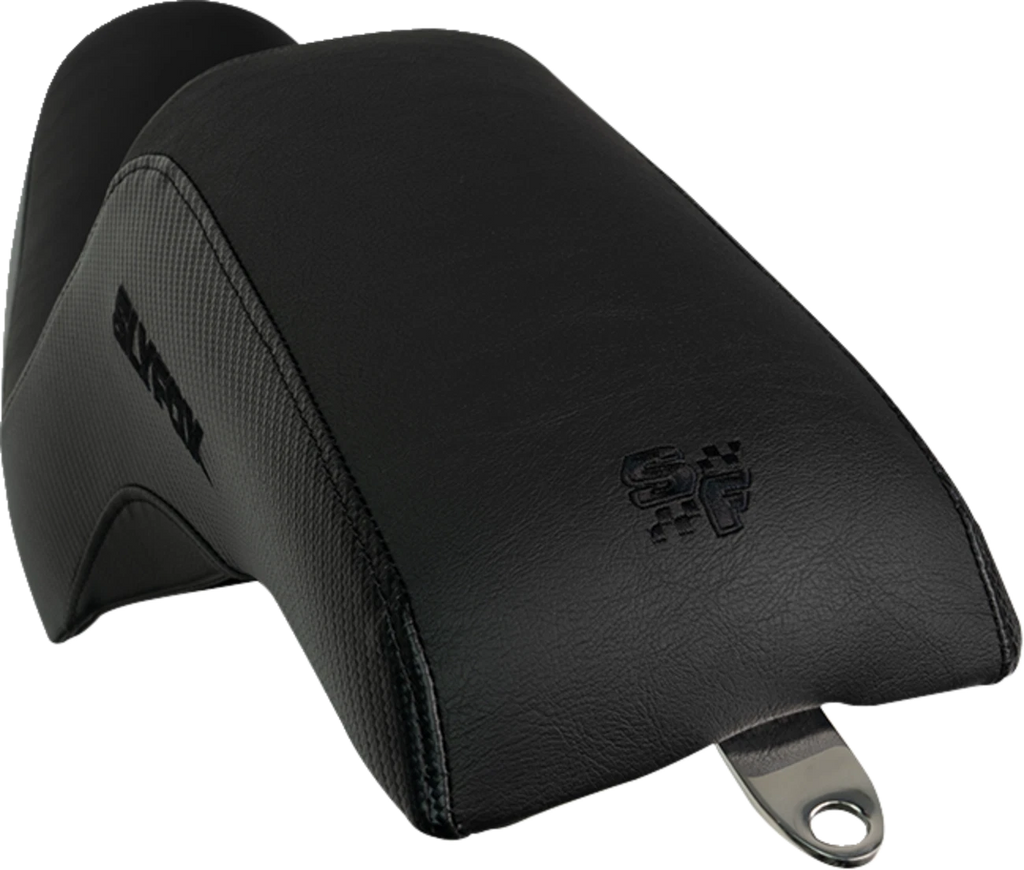 Drifter Seat for FXR (1982–2000) - Black Vinyl, Smooth, Black Logo