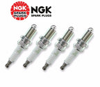 Set of 4 NGK V Power Resistor Spark Plugs 6962 BKR6E for Toyota Porsche Saab Suzuki