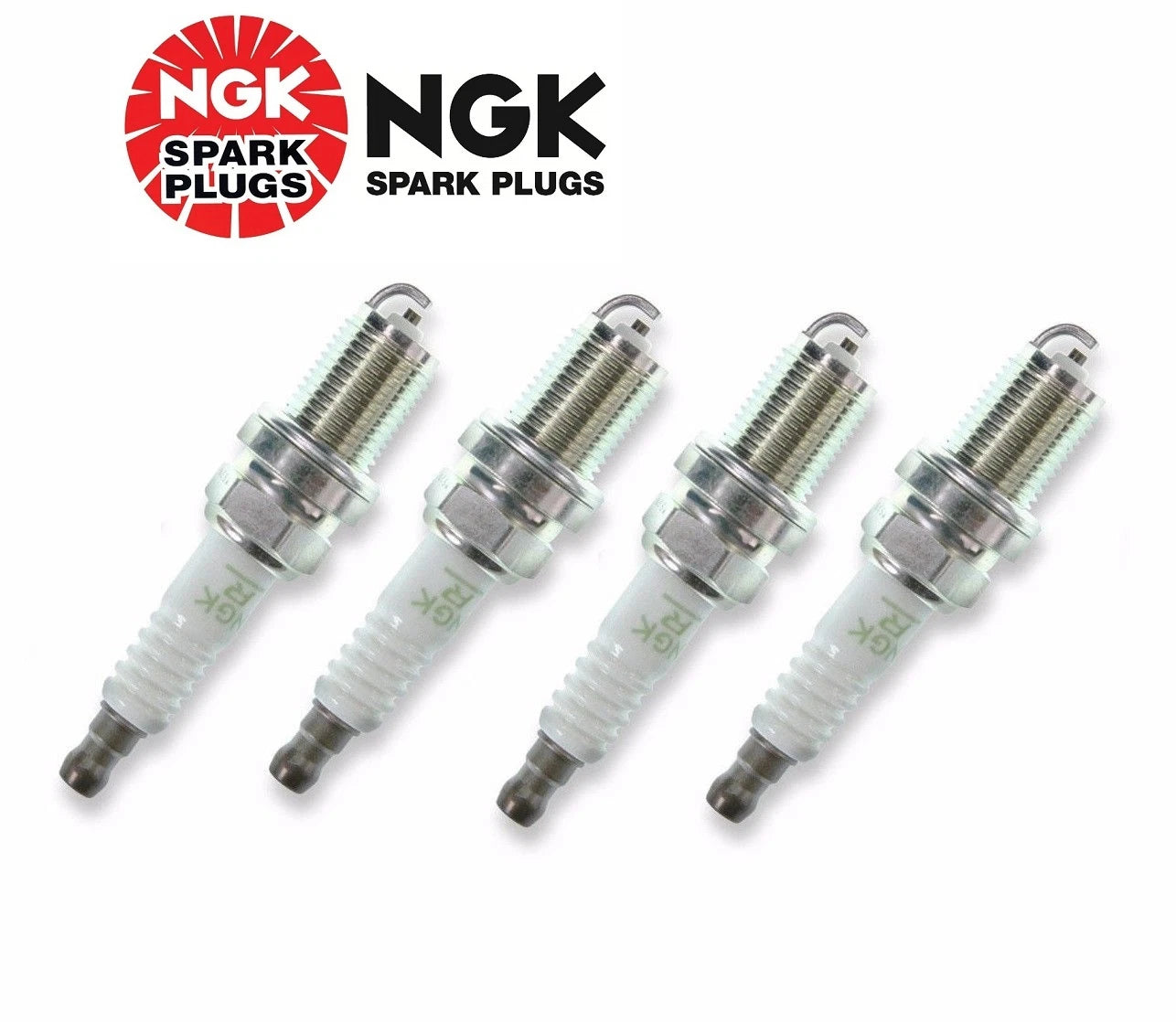 Set of 4 NGK V Power Resistor Spark Plugs 6962 BKR6E for Toyota Porsche Saab Suzuki