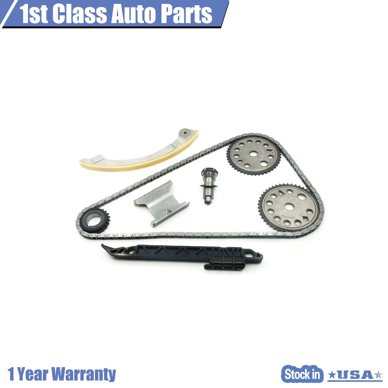 Engine Timing Chain Kit for Saturn Chevy Cavalier Malibu Cobalt Pontiac (2002–2010)