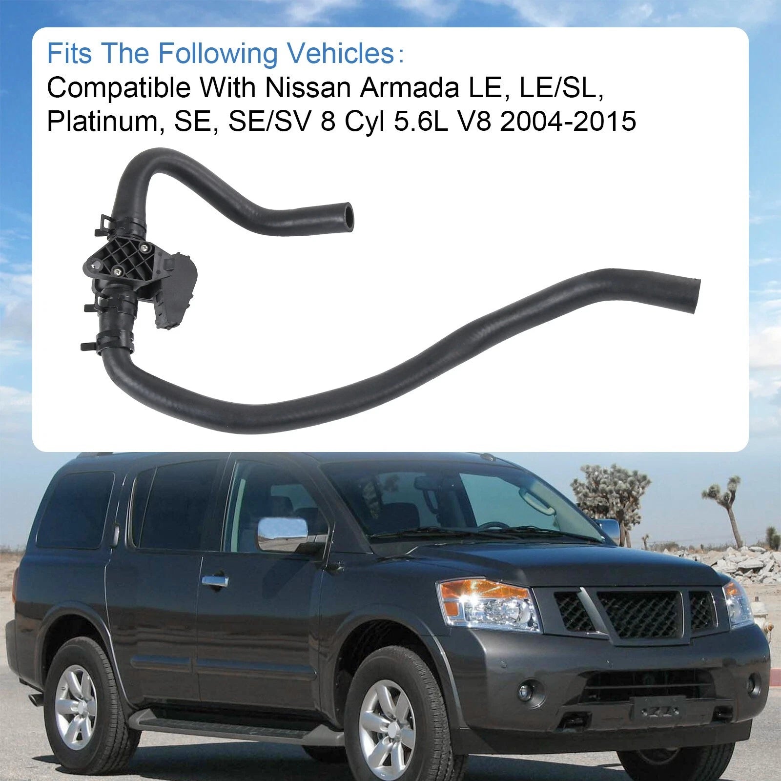 Heater Inlet Hose Control Valve for Nissan Armada (2004-2015)