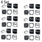 Set of 6 Carburetor Repair Kits for ZAMA RB-39 Poulan McCulloch Chainsaw