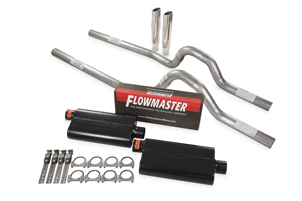 Dual Exhaust Kit 2.5" Flowmaster 50 Series for Ford F-Series (1973–1979)
