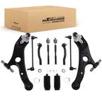 Complete Front Control Arms Tie Rods Sway Bar Links for Toyota Sienna (2011–2020)