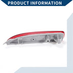 Rear Right Bumper Reflector No. 52163WB002 for Toyota Prius (2019–2022) Red