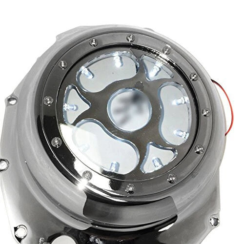 White LED Engine Clutch Cover for Suzuki GSX1300R Hayabusa (2008–2020)