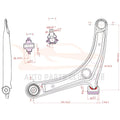 Lower Control Arm Ball Joints Kit for Mazda Tribute (2001–2004)