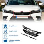 Front Hood Bumper Grille for Honda Civic (2016–2021) Type-R Style
