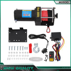 3000lbs Electric Winch Kit with Synthetic Rope for ATV UTV (12V)