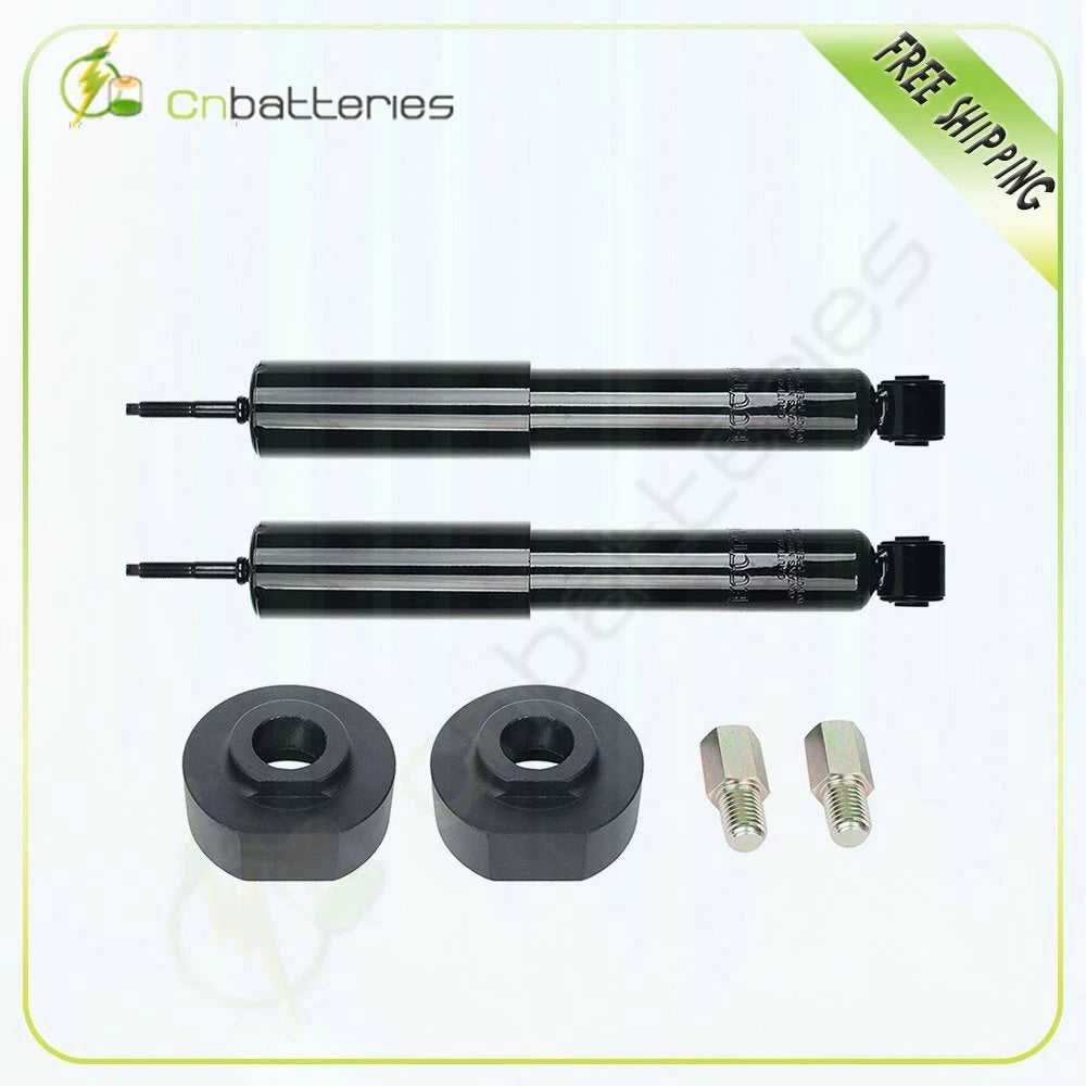 2" Front Leveling Kit & Front Pair Shocks Struts for Ford F-150 (1985–1996)