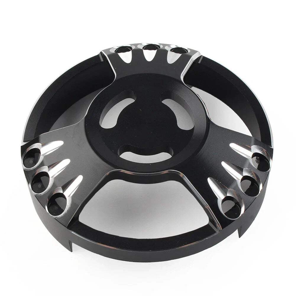 Black CNC Aluminum Derby Cover for Harley XL883 (2013-2023)