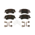 Set of 4 Disc Brake Pads for Kia Rio (2018–2023)