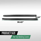 Bed Rail Cover Molding for Ford Super Duty F-250 F-350 (2002–2016)