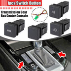 Black Gear Box Console Switch Button for Isuzu D-Max/Mazda BT50 (2020–2023)