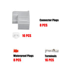Set of 8 Fuel Injector Connector Adapter Plugs for Toyota (No.9098011875)