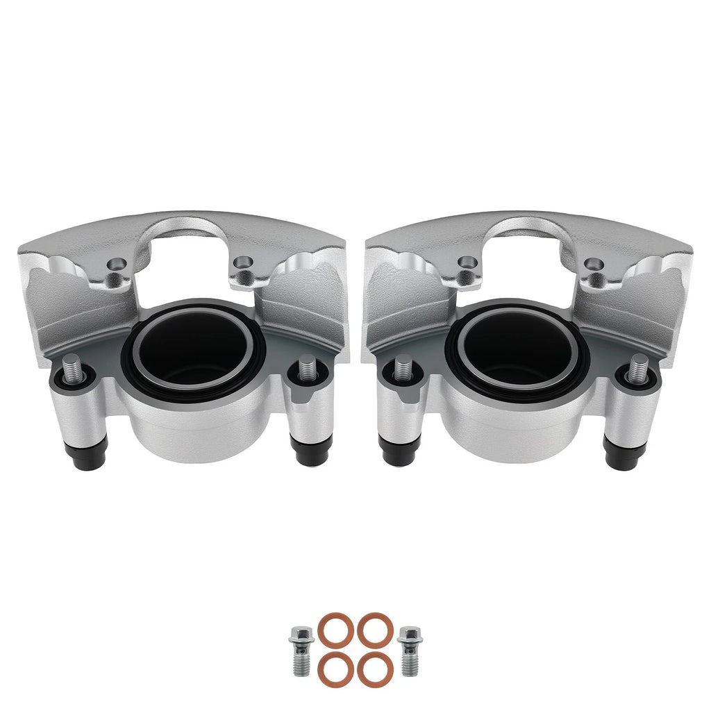 Brake Calipers Pair for Chevy C2500 C3500 (1988-2000) w/Bracket