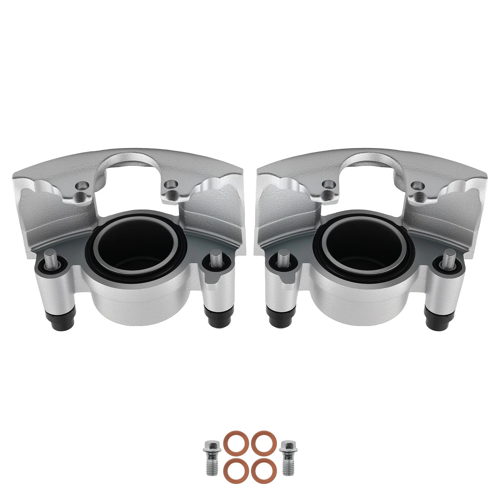Brake Calipers Pair for Chevy C2500 C3500 (1988-2000) w/Bracket