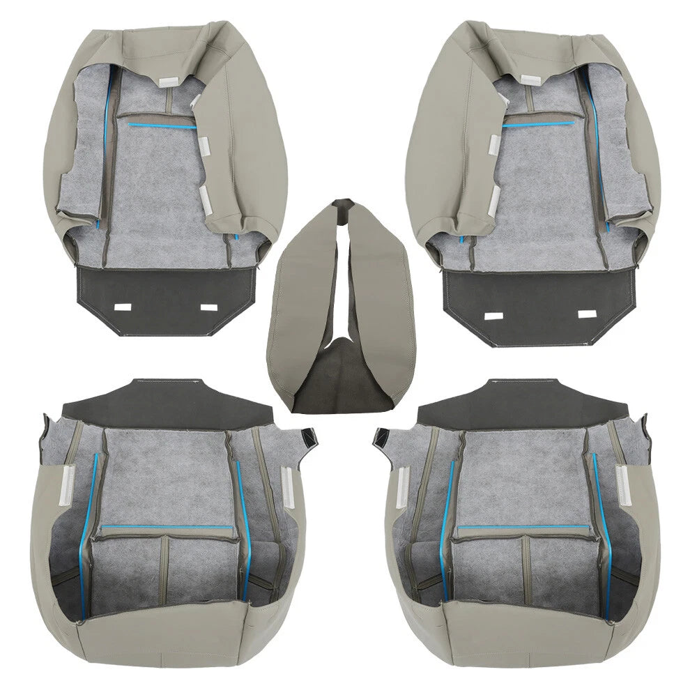 Set of 2 Seat Covers for Chevy Tahoe GMC Sierra (2007–2014) Gray
