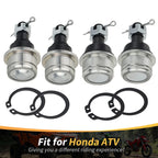 4X Upper & Lower Ball Joints for Honda Rancher TRX350 400 420 (2000–2023)