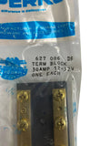 Set of 2 Perko 627-006-DP Terminal Block 6 Gang 12-32V 30Amp for Automotive