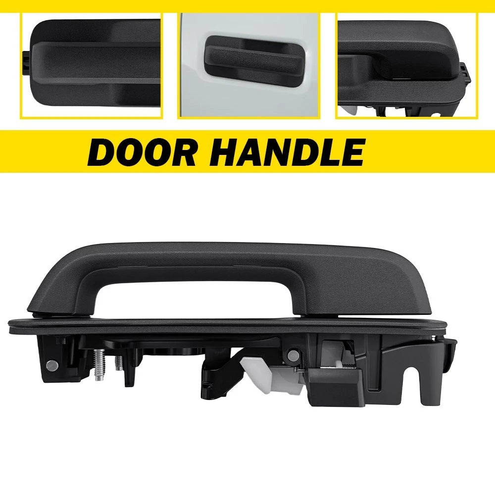 Front Right Exterior Door Handle for Ford F-150 (2015–2020) Smooth Black