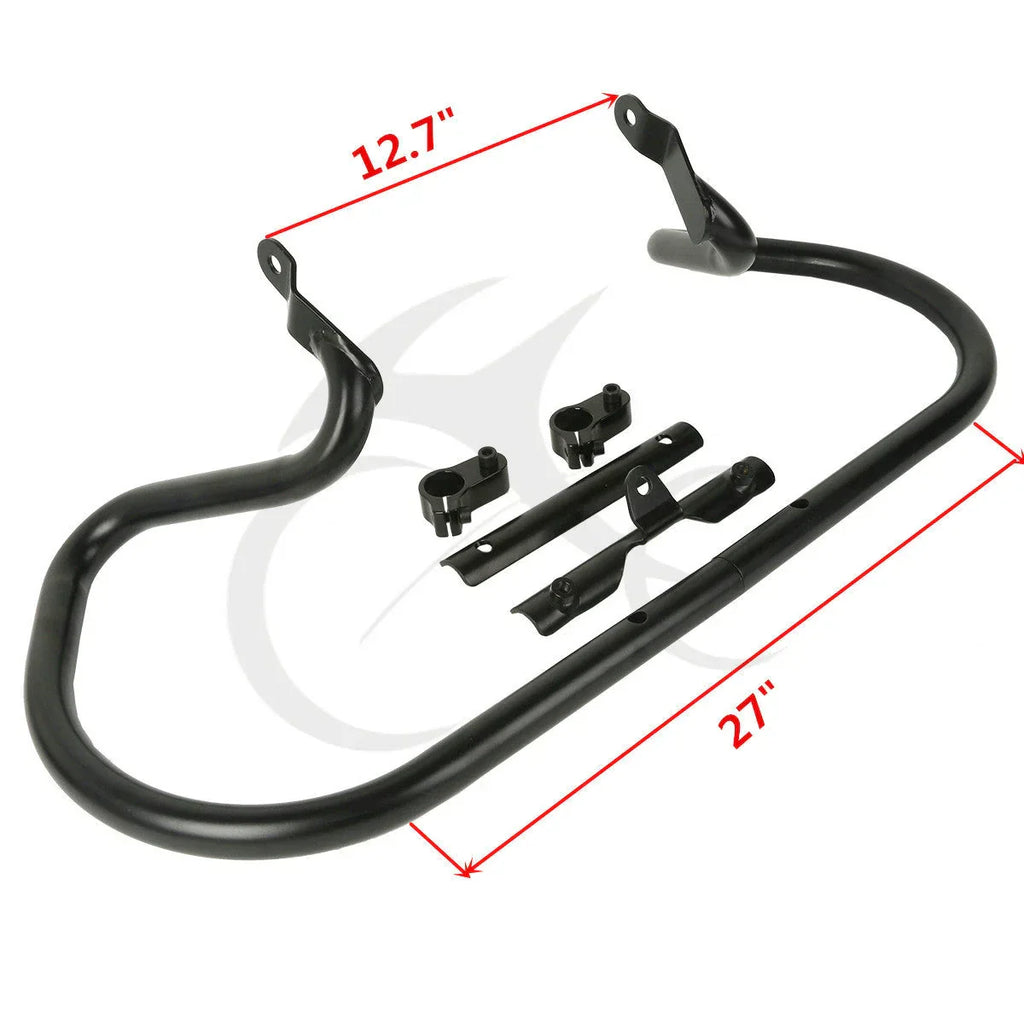 Engine Guards Crash Bar for Harley V-Rod Muscle VRSCA Chrome/Blk (2002-2017)