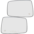 Mirror Glass Set for Dodge Ram 1500 (2010) Power Heated Driver & Passenger