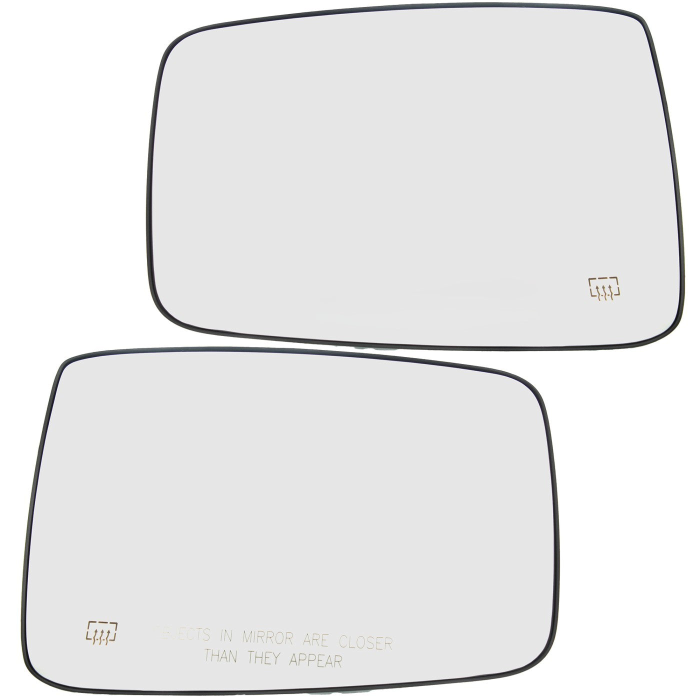 Mirror Glass Set for Dodge Ram 1500 (2010) Power Heated Driver & Passenger