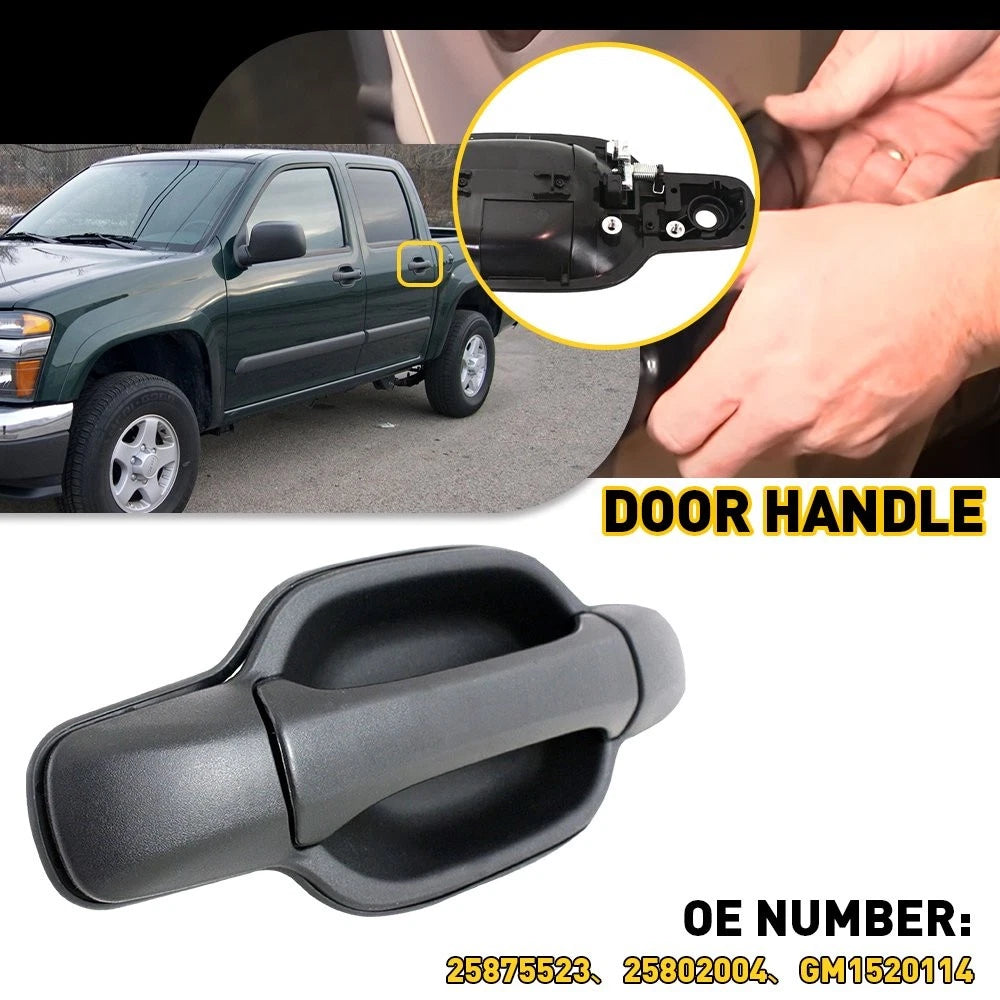 Set of 2 Door Exterior Handles for Chevrolet Colorado (2004–2012) Rear Left