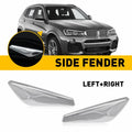 Set of 2 Chrome Fender Emblem Mouldings for BMW X3 X4 (2015–2017)