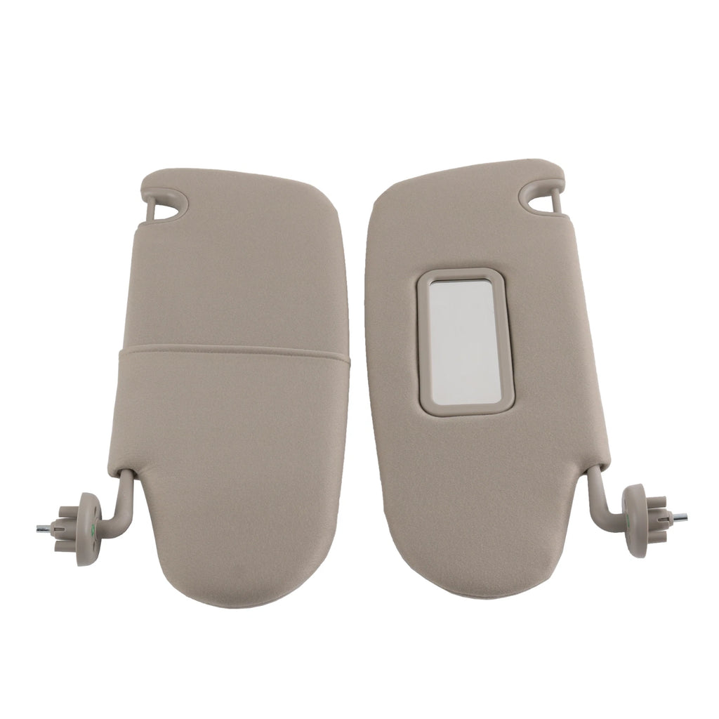 Sun Visor Pair for Dodge Ram 2500 3500 (2002-2006) Tan
