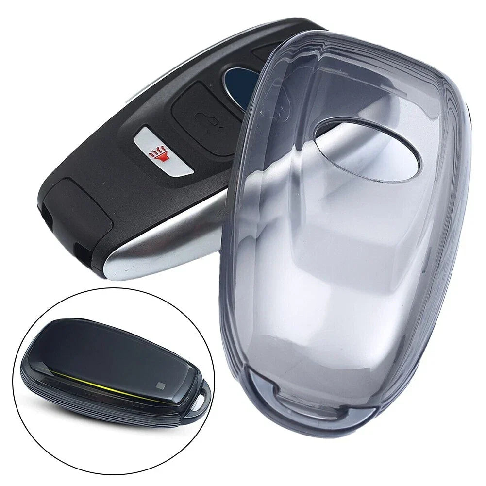 Black Transparent Key Fob Case Cover for Forester (2015���2024)
