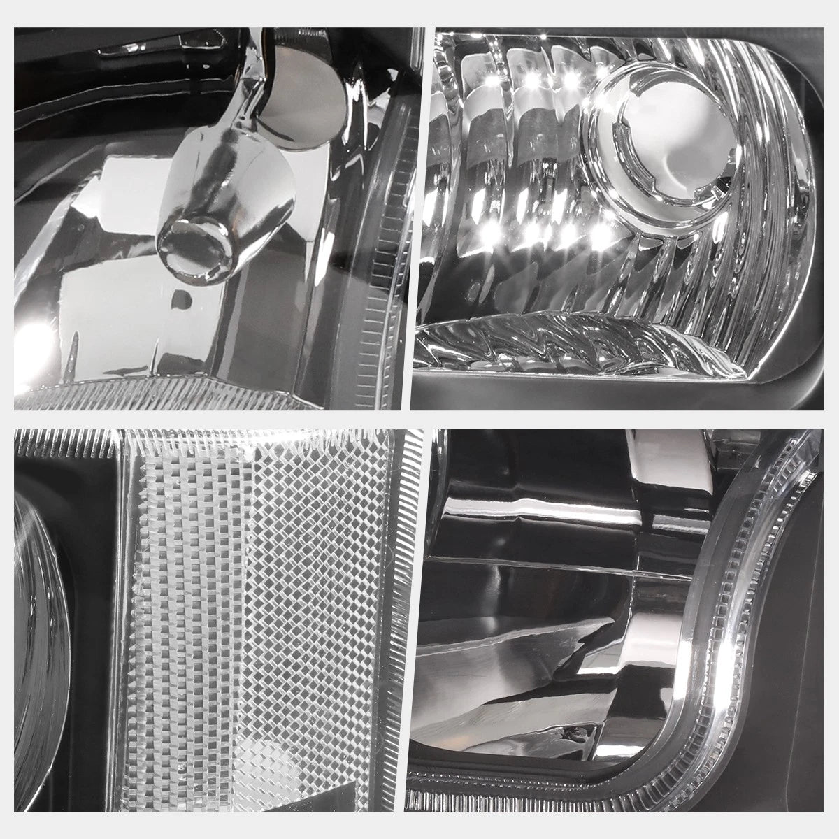 J-Halo LED DRL Headlights for Chevy Silverado/Avalanche (2003–2006)