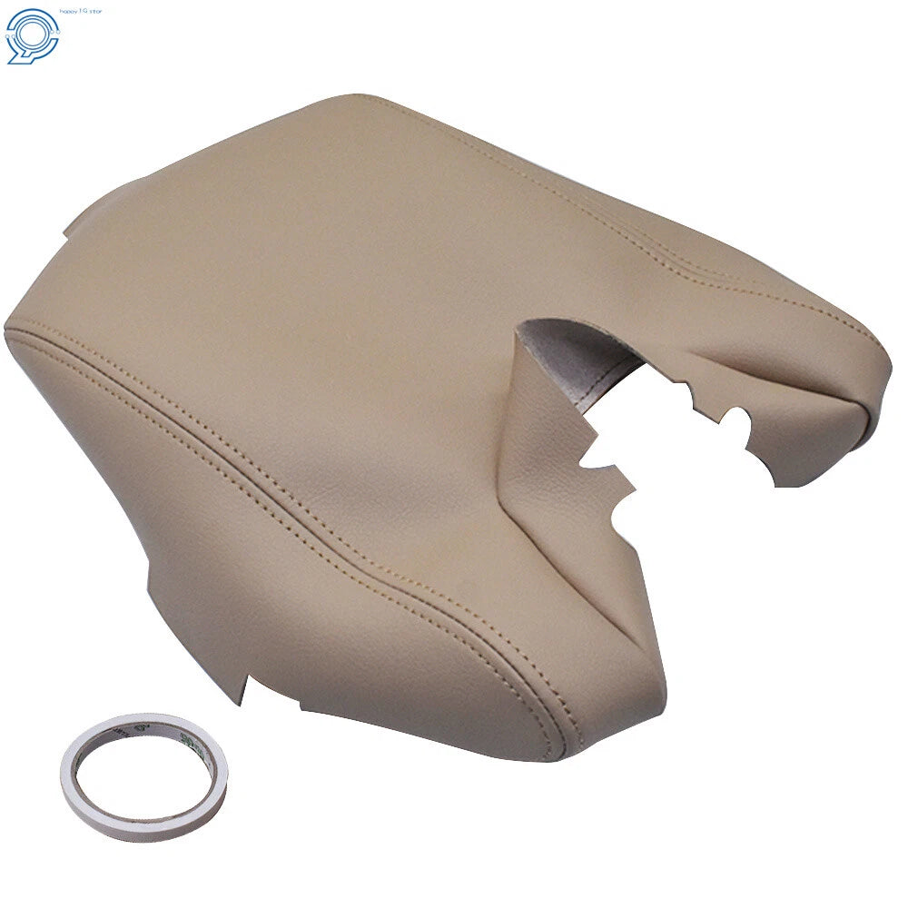 Center Console Lid Armrest Cover for Acura TL (2009–2014) Tan Vinyl