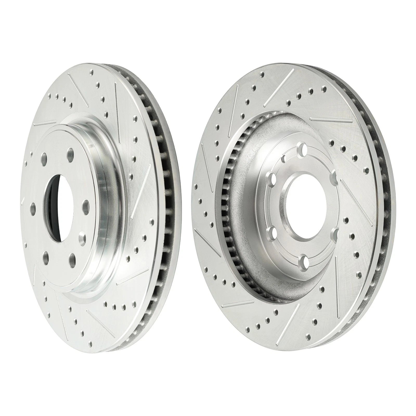 Front Drilled & Slotted Brake Rotors for GMC Acadia (2007–2016)