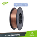 Mild Steel MIG Welding Wire 0.030" for ER70S-6 (11 lb Roll)