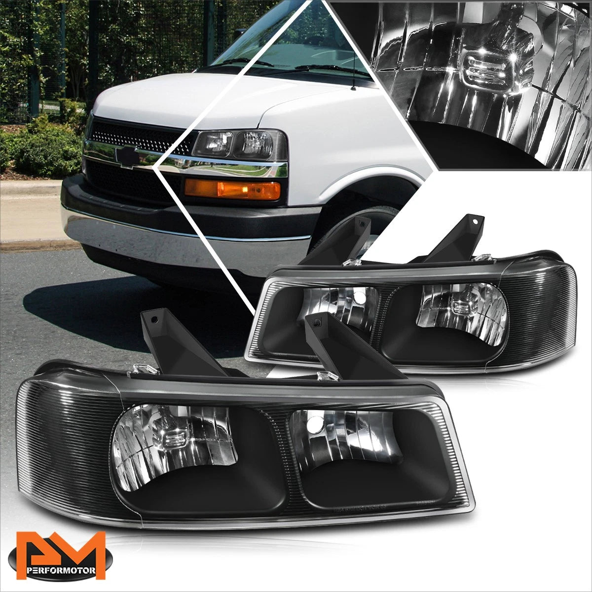 2X Polished Metal 3D Decal Emblems for Chevrolet Jeep Cadillac Saab Volvo