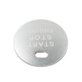 Silver Engine Start Push Button Cover Trim for Mazda 3 6 Atenza CX-5 (2014-2023)