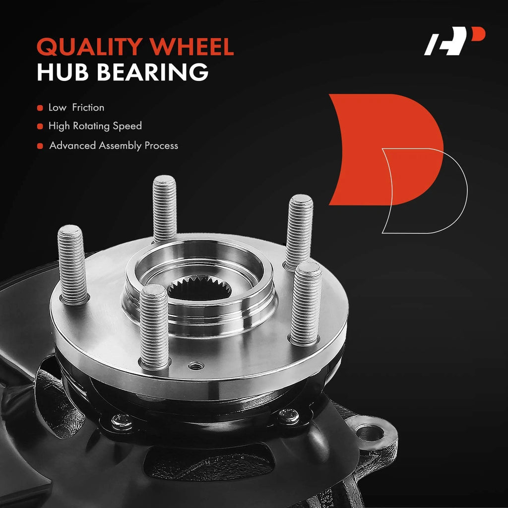 Front Left Steering Knuckle & Hub Bearing for Kia Sportage (2005–2009)