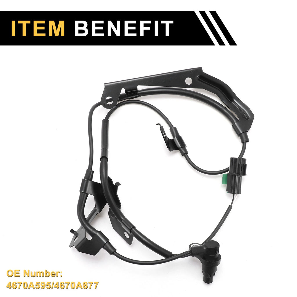 ABS Wheel Speed Sensor No. 4670A595/4670A877 for Mitsubishi L200 (2012–2015)