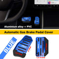 Brake Foot Pedal Pad Cover for Car (Non-Automatic, Blue)