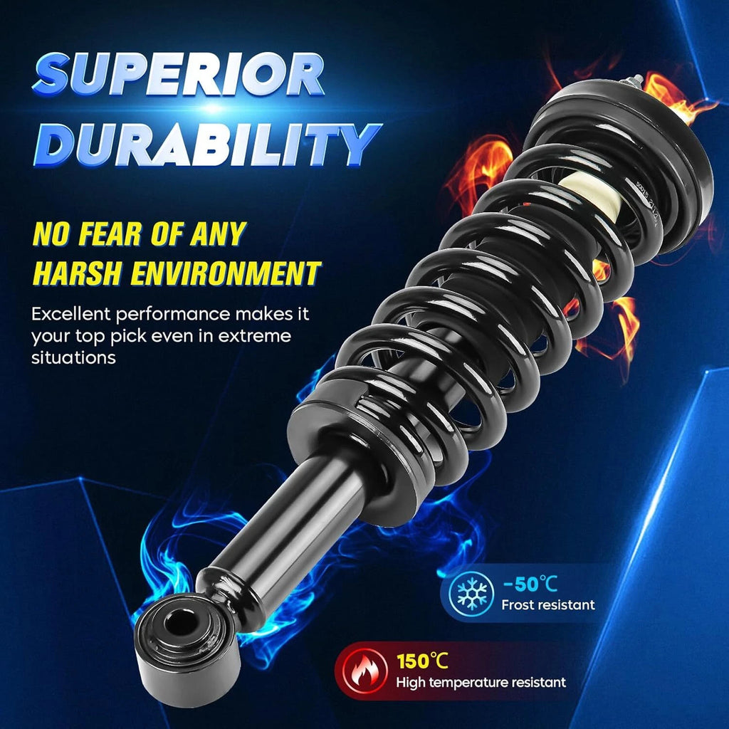 Front Complete Struts Coil Spring Assembly for 2009-2013 Ford F-150 4WD