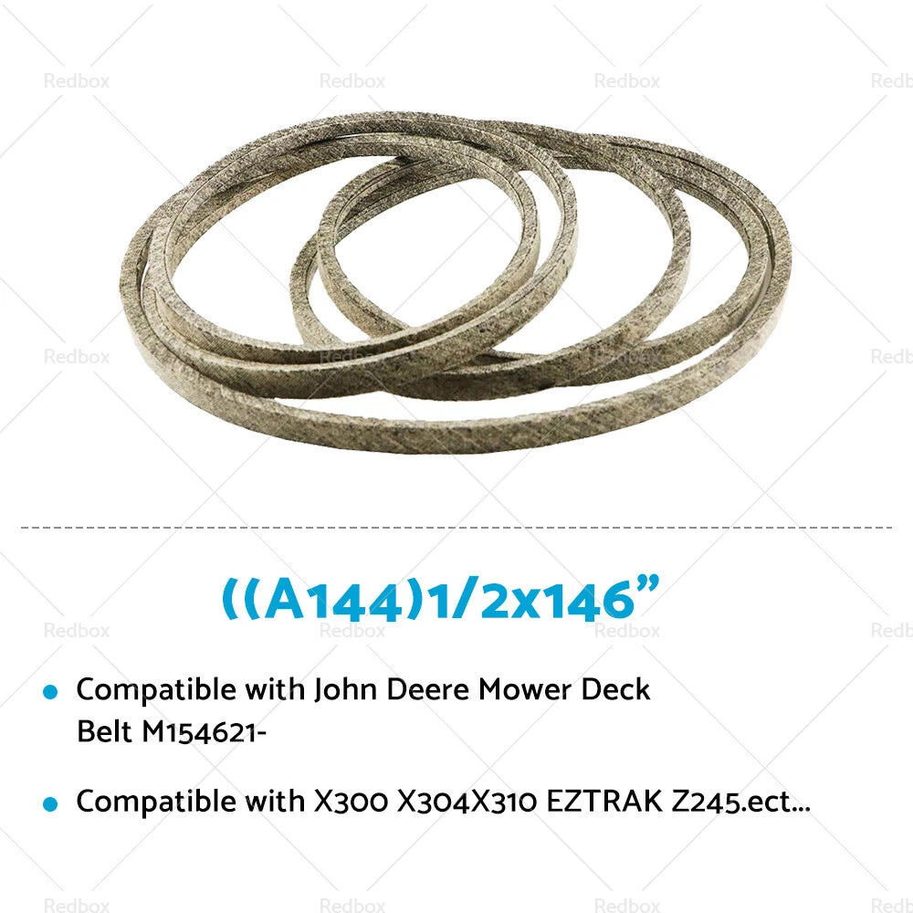 Belt for John Deere Mowers X300 X304 X310 EZTRAK Z245 42" Deck M154621