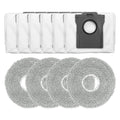 Set of 4 Mop Cloths & 6 Dust Bags for Cecotec Conga X70