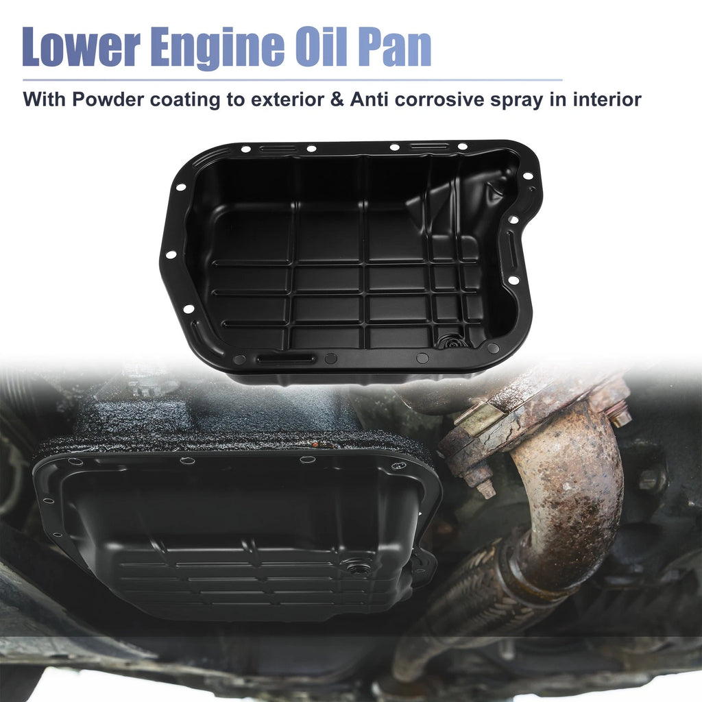 Transmission Oil Pan 52118780AC for Dodge Ram 1500 2500 3500 (2002–2010)