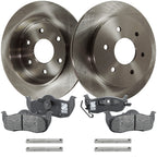 Disc Brake Rotor and Pad Kit for Nissan Titan, Armada (2004–2019)