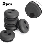 Set of 4 Rubber Grommets for Universal Use (2-Hole)