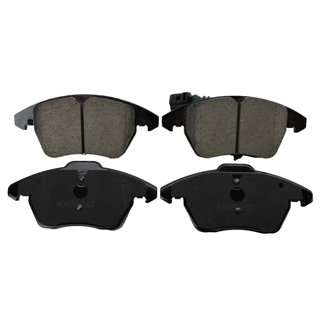 DuraGo Front Rotors & Akebono EURO Ceramic Brake Pads Kit for Beetle Golf (FWD)